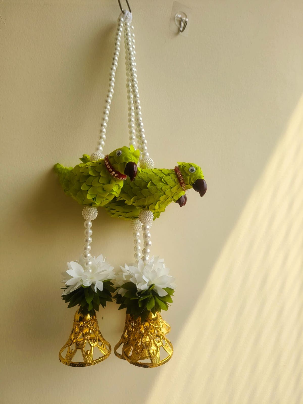 Fabric Parrot Hanging 1.5 ft